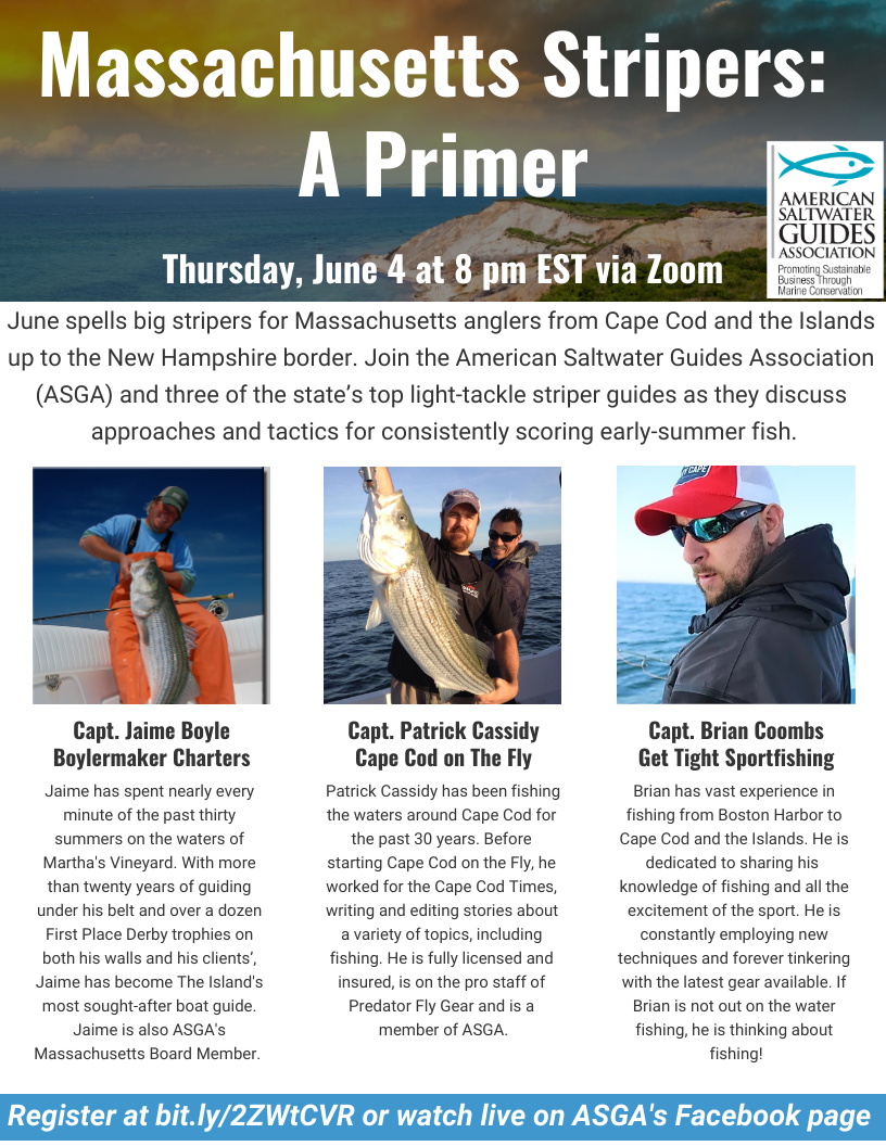 June 4 ASGA MA striper webinar_updated American Saltwater Guides